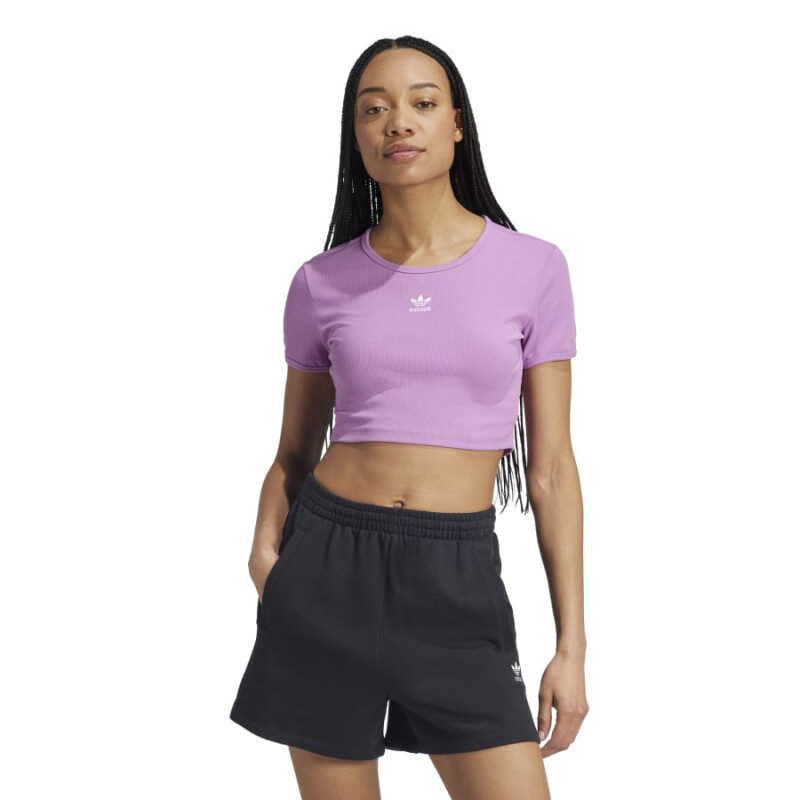 Remera Adidas Essentials Acalanada de Mujer - IW5723 Violeta