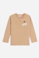 Remera estampa graffiti KHAKI