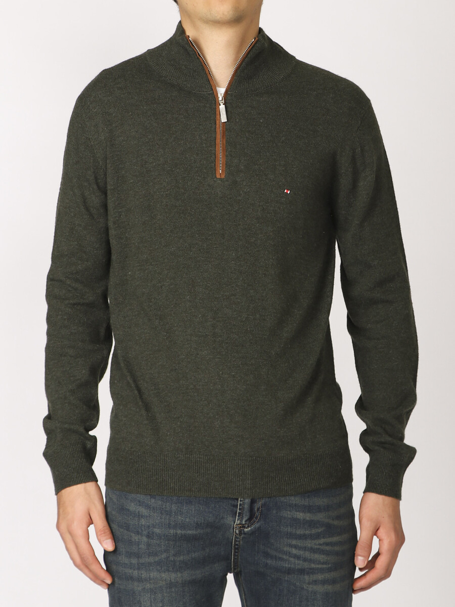 Sweater Harrington Label - Verde 