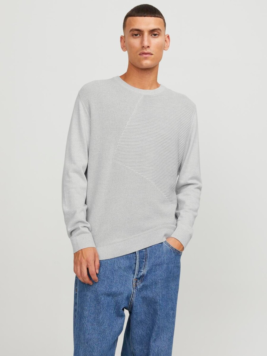 Sweater Brooklyn - Light Grey Melange 