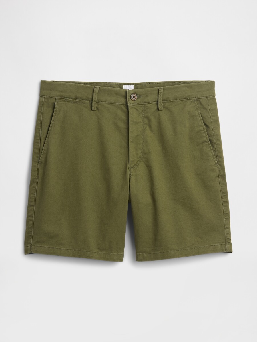 Short Essential Easy 7Inch Hombre - Army Jacket Green 