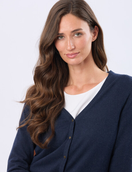 CARDIGAN LISO Marino