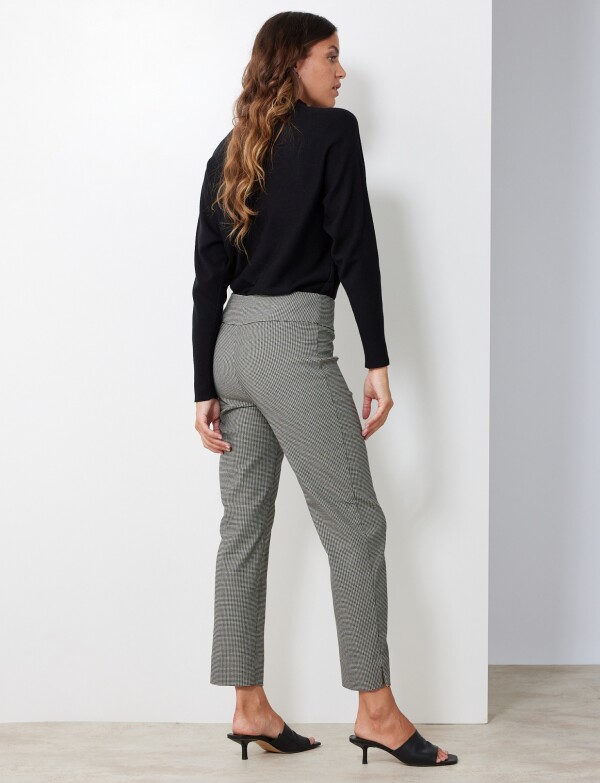 Pantalon Tejido NEGRO/GRIS