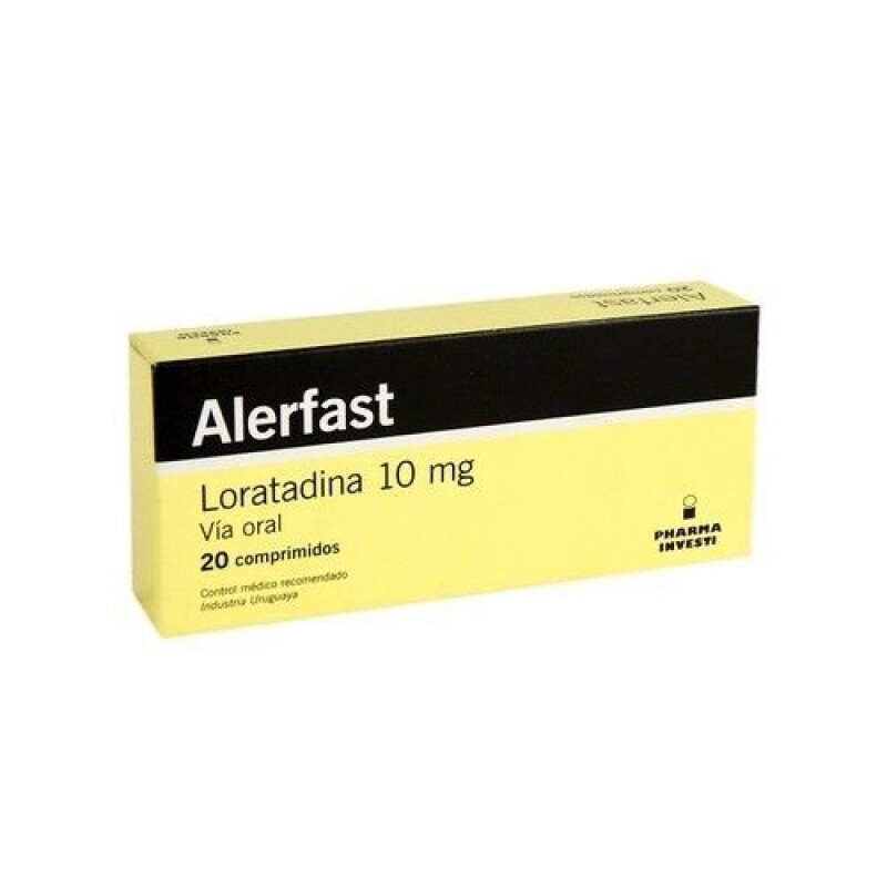 Alerfast 10 mg 20 comprimidos Alerfast 10 mg 20 comprimidos