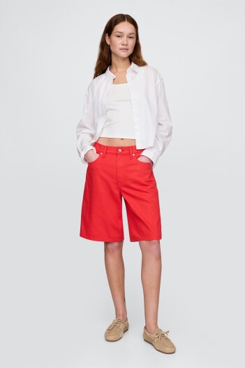 Short De Jean Mujer Tomato Sauce
