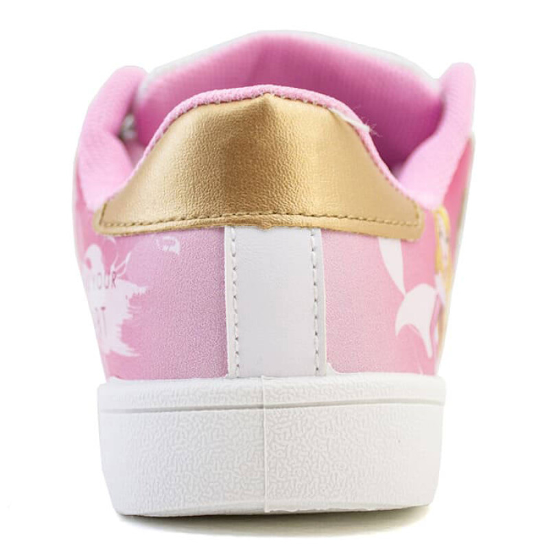 Championes Infantiles Disney Princesa Believe Blanco - Rosa - Dorado