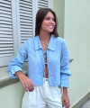 Camisa Julieta celeste
