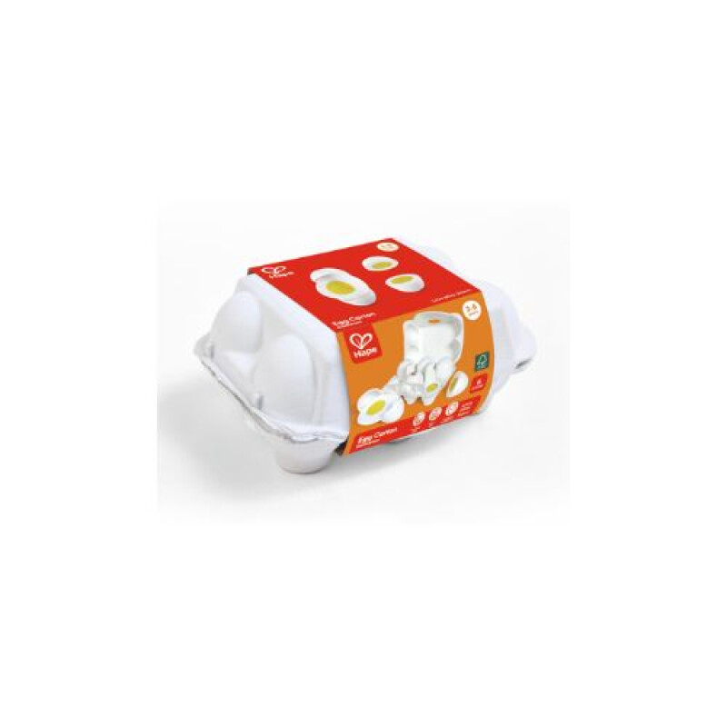 Pack de 6 Huevos Madera y Velcro - Hape Pack De 6 Huevos Madera Y Velcro - Hape