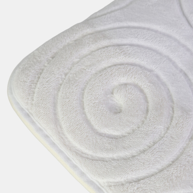 ALFOMBRA BLANCA P/BAÑO 45X45CM Unica