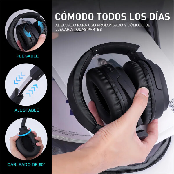 Auricular Havit I62 Bluetooth Batería Aux AURICULAR HAVIT I62 NEGRO C/BT