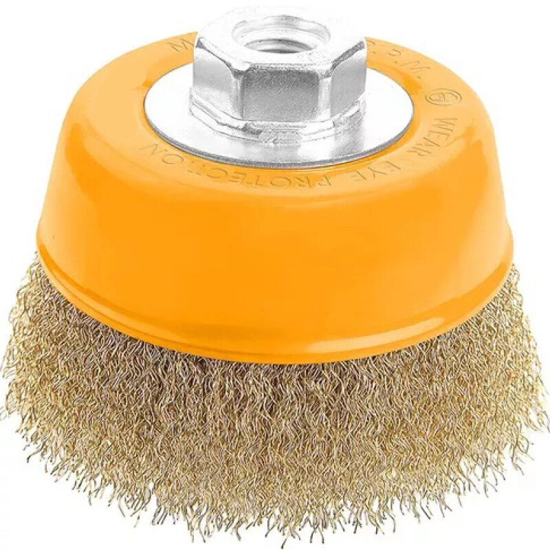 TOLSEN CEPILLO COPA BRONCEADO AMOLADORA 125MM Tolsen Cepillo Copa Bronceado Amoladora 125mm