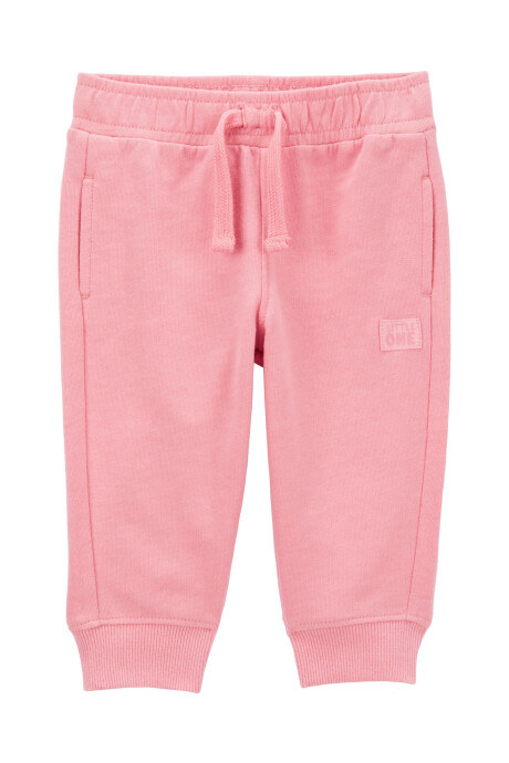 Pantalón deportivo de algodón, rosado Pantalón deportivo de algodón, rosado