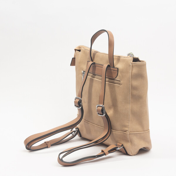 MOCHILA NOVYRA BEIGE MOCHILA NOVYRA BEIGE