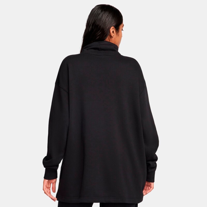 Abrigo Nike Sportswear Club Fleece de Mujer Negro