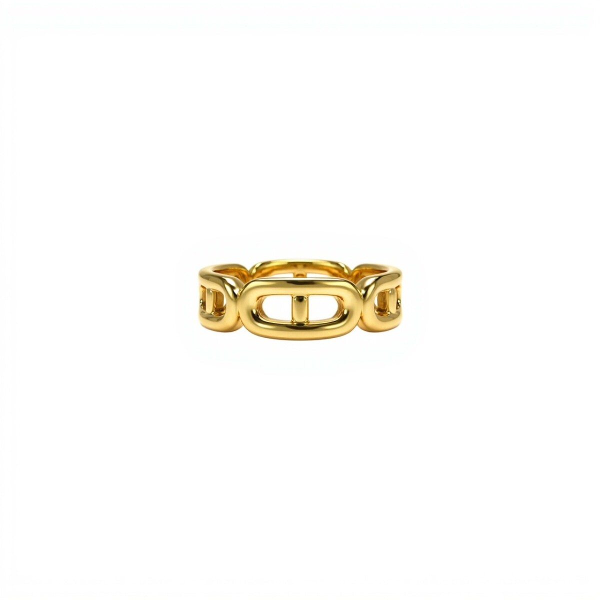 Anillo force en barra -Oro bajo-Sin Piedra-AN8566 - sinpiedra 