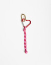 Llavero Cordón Llavero Y Bag Charm De Cordón - Combinacion Bicolor