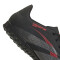 Championes Unisex Adidas Futbol 5 Predator Club TF Negro - Rojo