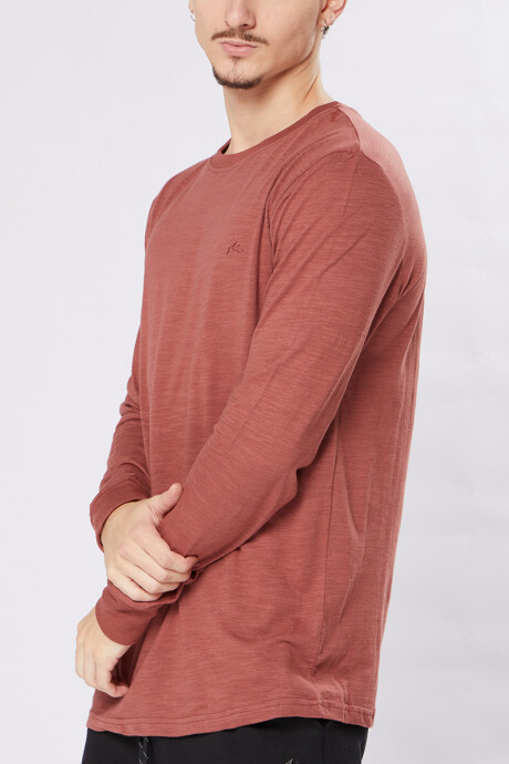 T-SHIRT ML MARKW22 RUSTY Ladrillo