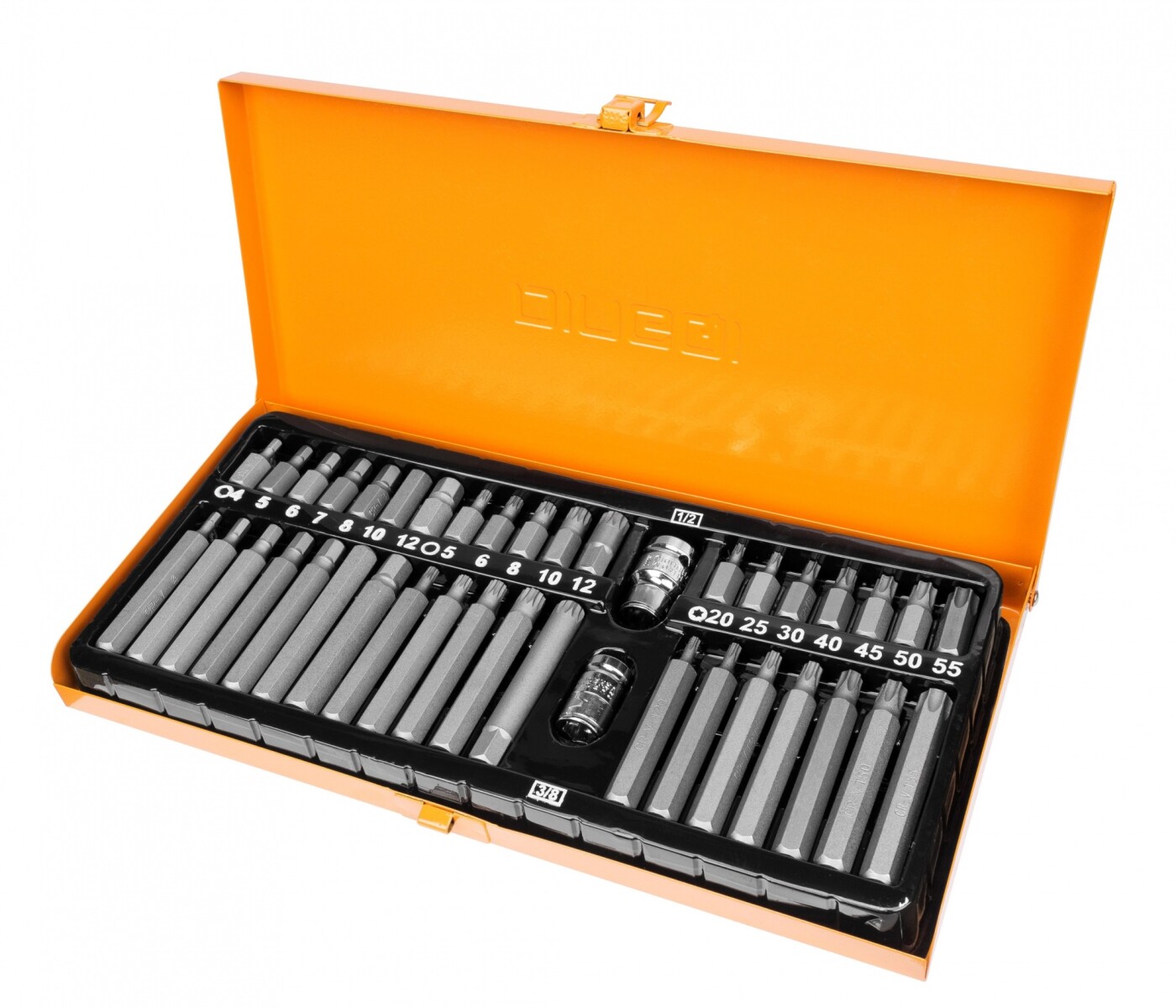 DINGQI JUEGO 40 PIEZAS DE PUNTAS DE DESTORNILLADOR CR-V 