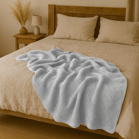 MANTA BAMBOO DIAMOND GRIS - Large