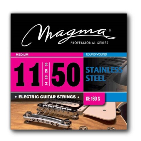 Encordado Para Guitarra Electrica Magma S. Steel .011 Ge160s Unica