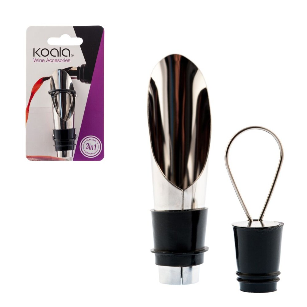 Vertedor antigoteo con tapón silicona KOALA Vertedor antigoteo con tapón silicona KOALA