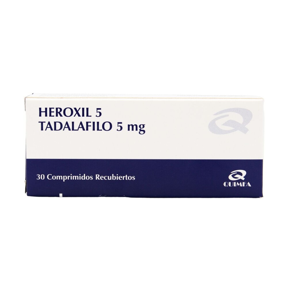 HEROXIL 5 MG. CJ X 30 COMP. única