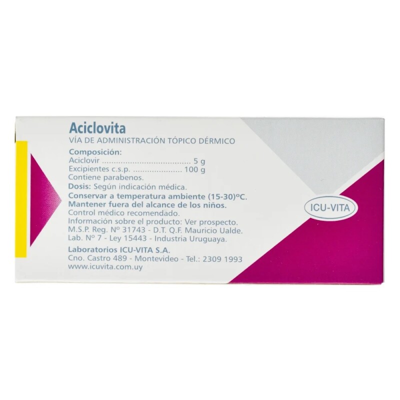 Aciclovir Crema 5 g Aciclovir Crema 5 g