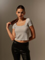 Tops Shamir Plateado