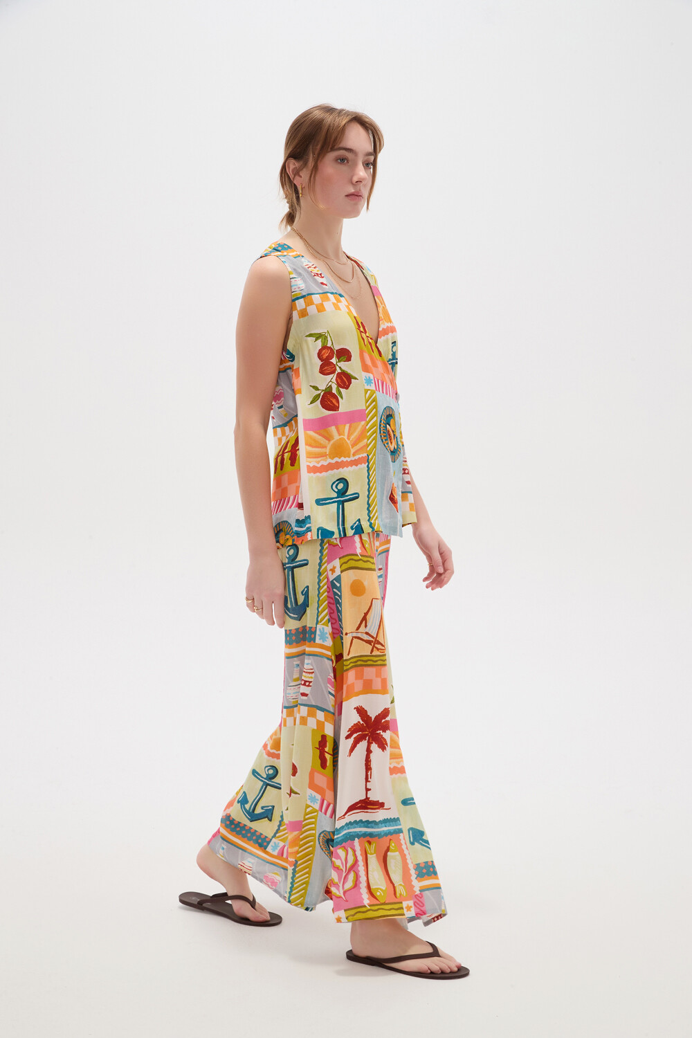 Chaleco Arvon Estampado 1
