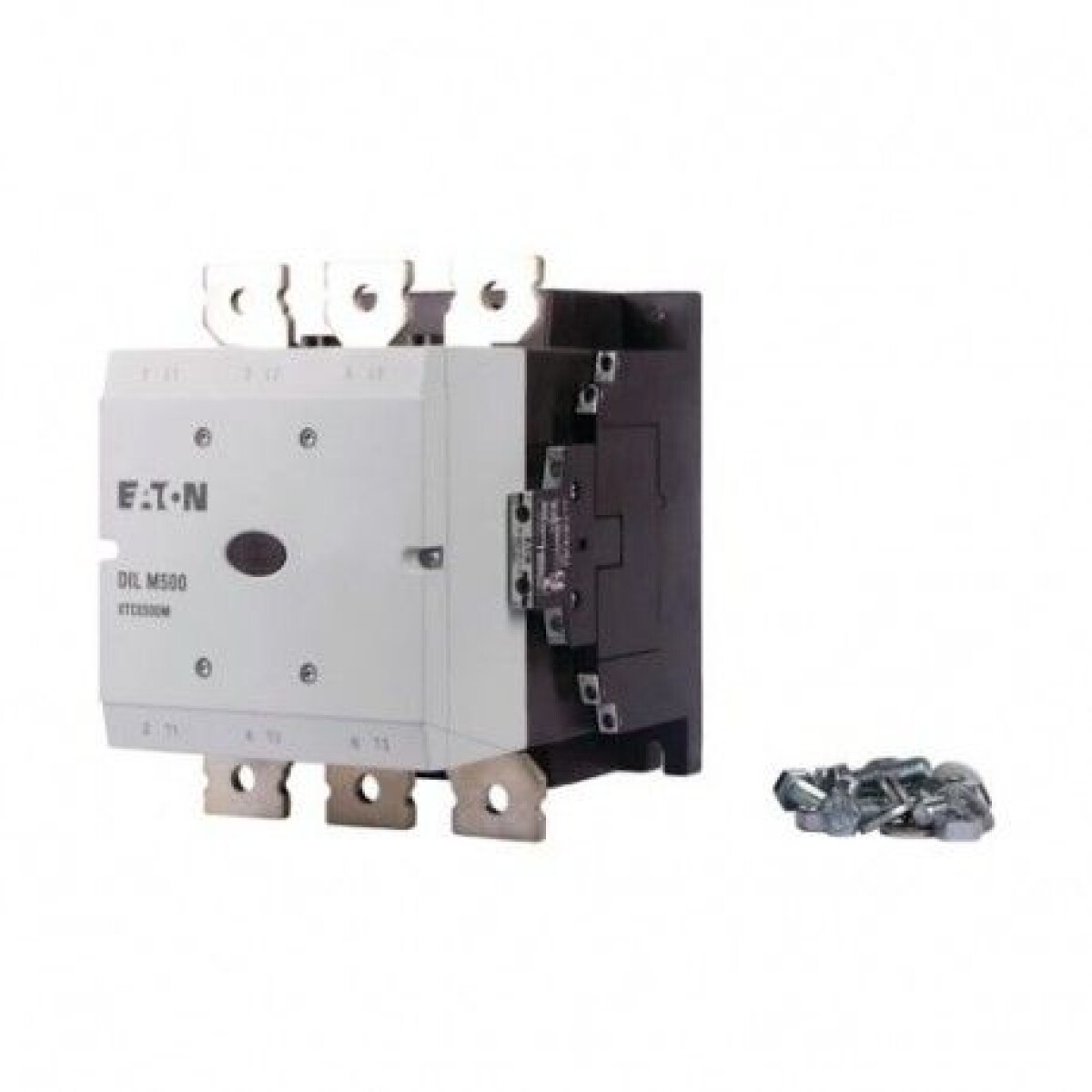 CONTACTOR DILM 500A 250KW/300HP 2NA+2NC 110-250VAC/110-350VDC - EATON 