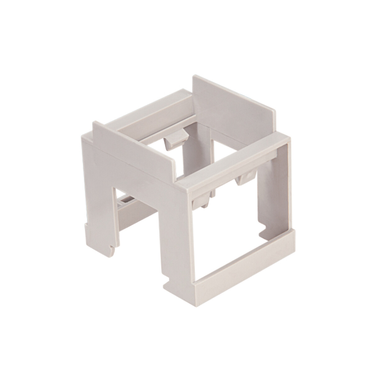 Soporte 2 módulos p/riel din blanco - Ave - ELE01113 
