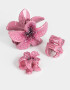 Broches Sets Hawaianas Set De Broches Flor Hawaiana - Rosa Claro