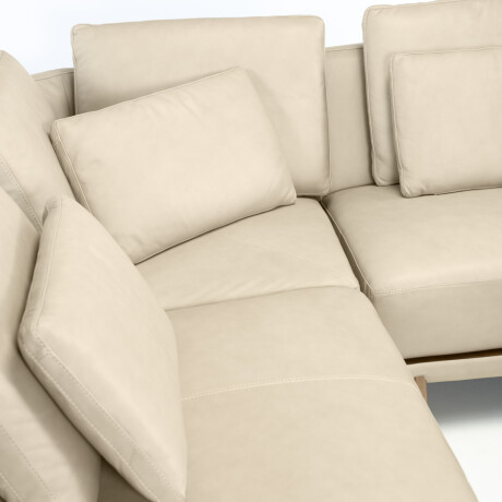 Rinconera Tivoli - Cuero Básico - Chaise Izquierdo Arena