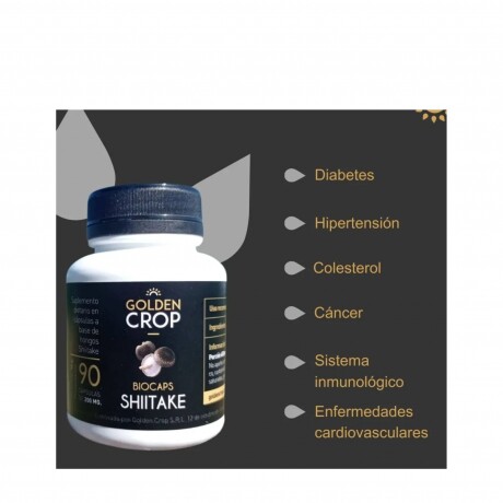 Shitake Biocaps x90 Golden Crop Shitake Biocaps x90 Golden Crop