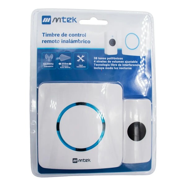 Timbre Inalambrico Artec Rl3882 Erp1141 TIMBRE INALAMBRICO ARTEC ERP1141