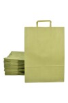 Pack x 50 - bolsa lisa 30x12x41 cm. VERDE CARDAMOMO