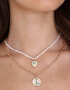 Collares Cortos Con perlas Collar Corto Con Perlas - Dorado