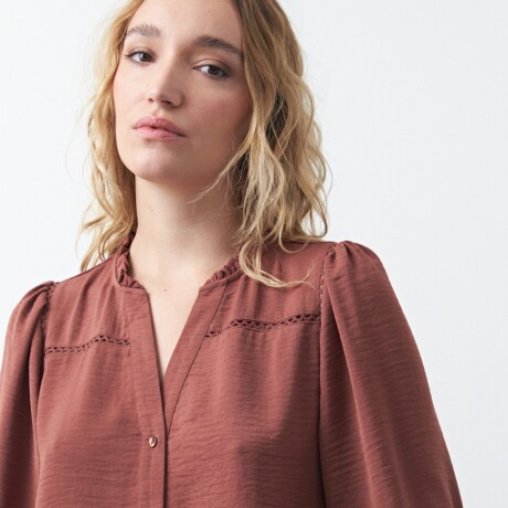 CAMISA AILANI Ladrillo