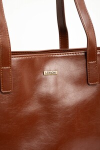 Travel Bag Cuero Vegano Chocolate