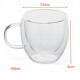 Taza Doble pared Borosilicato 150 ml 7,5 x 8 cm Sin Color