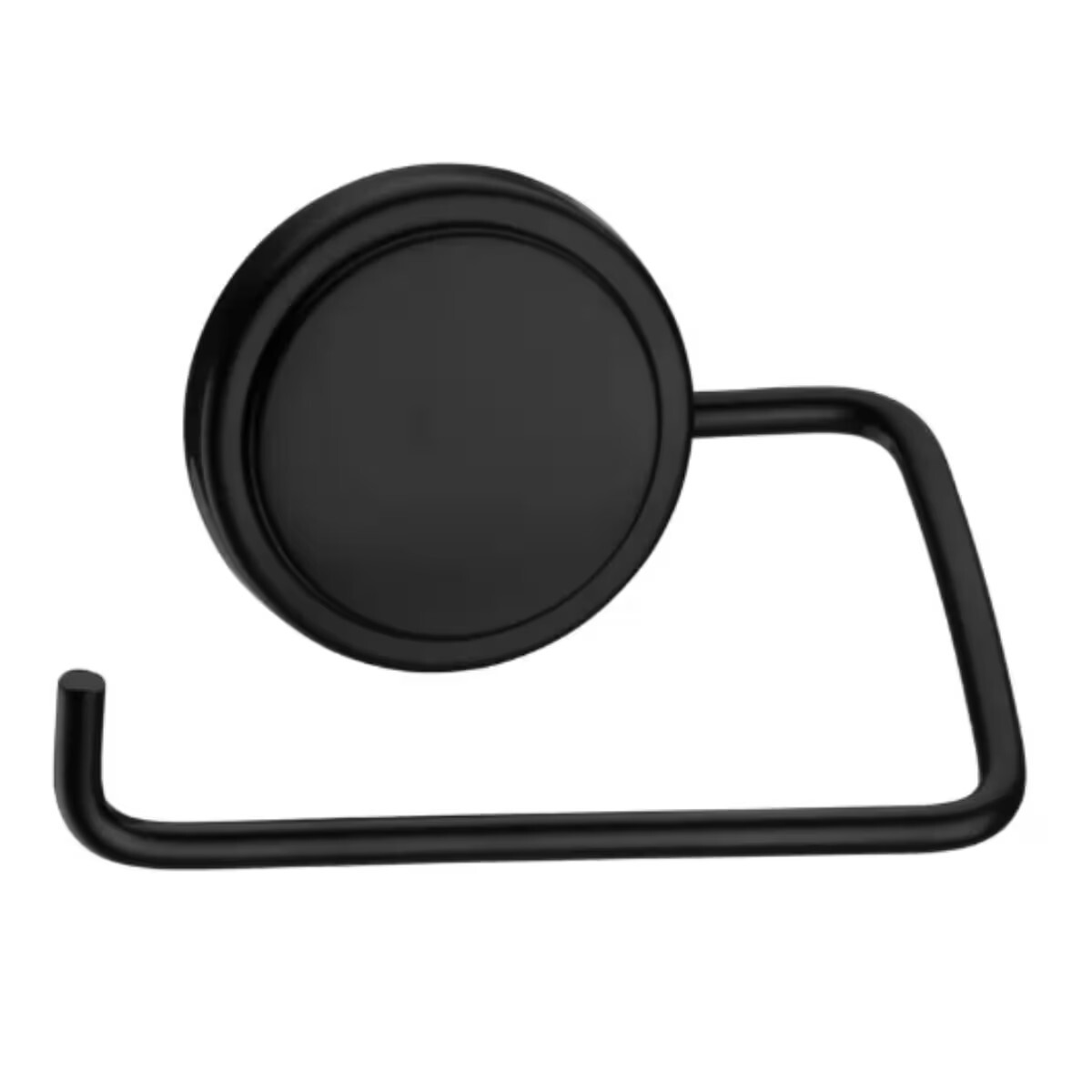 Portarrollo Adhesivo Negro Mate 