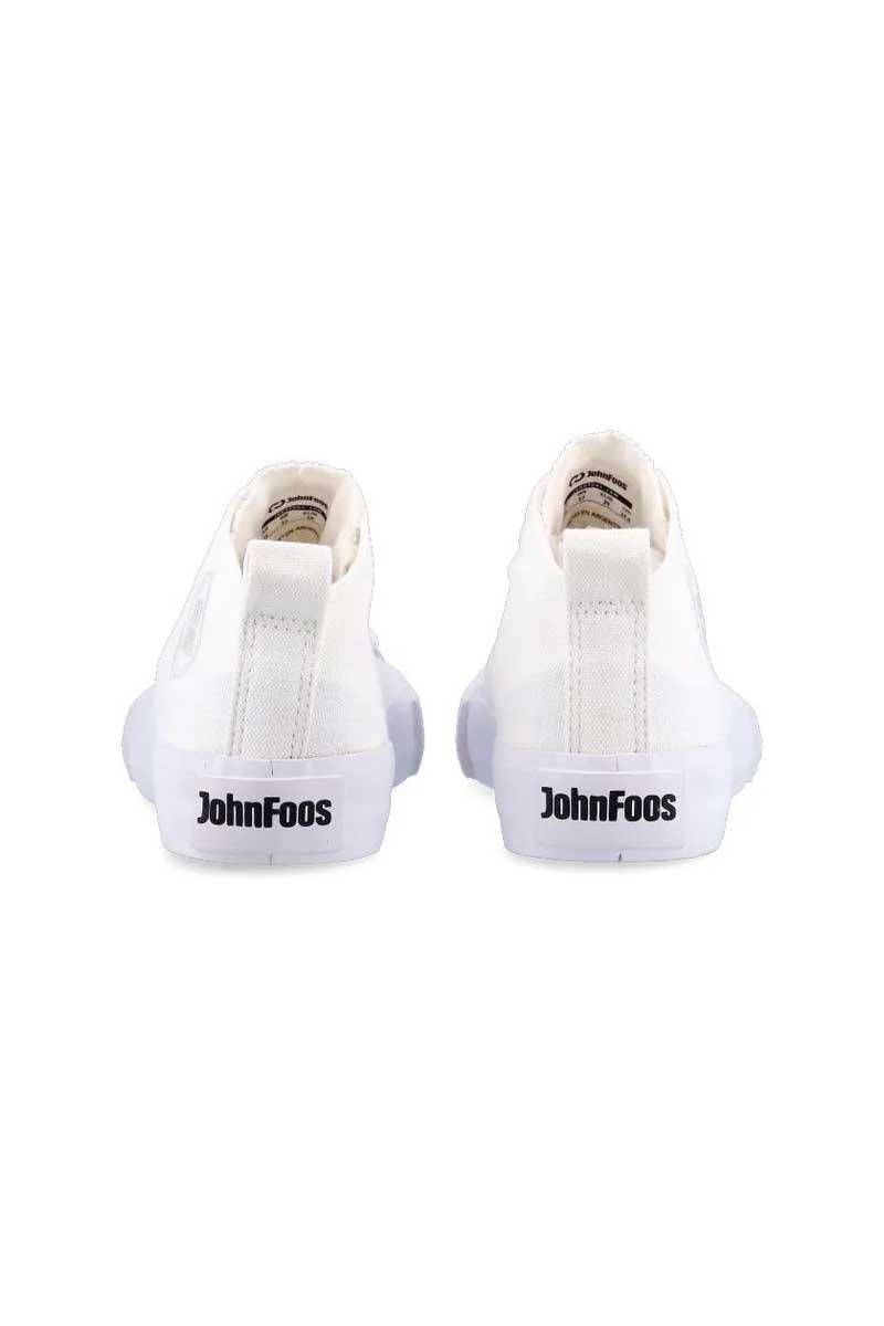 JOHN FOOS MEDIA BOTA 164 LONA Blanco