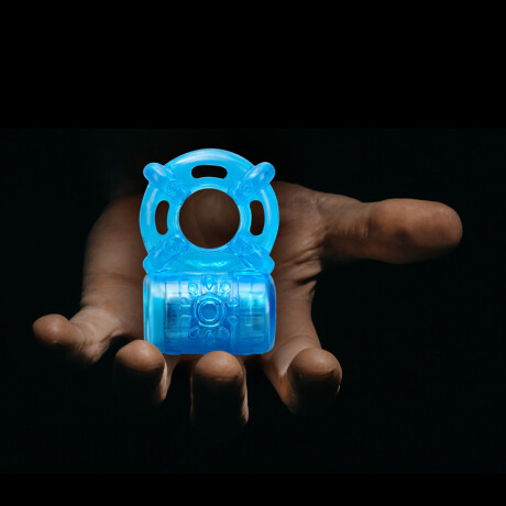 Anillo Vibrador Recargable Multifunción Stay Hard Azul Anillo Vibrador Recargable Multifunción Stay Hard Azul