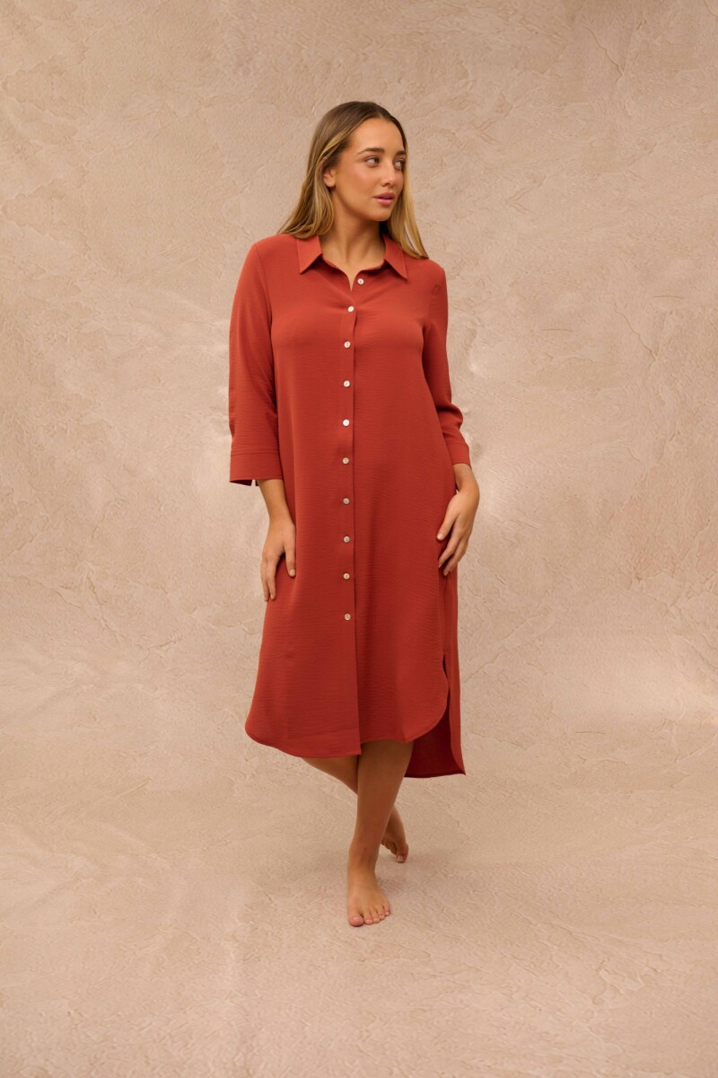 VESTIDO IRINA LADRILLO VESTIDO IRINA LADRILLO