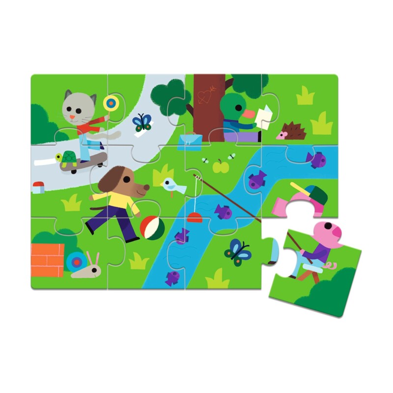 Juego de mesa 5 en 1 En la Granja Djeco Juego de mesa 5 en 1 En la Granja Djeco