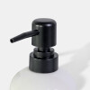 SET DISPENSADOR CERAMICA BLANCO P/JABON 3PZAS Unica