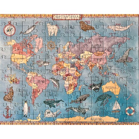 PUZZLE NUESTRA TIERRA CARTON 120 PIEZAS