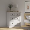 Comoda 4 cajones - Linea mexicana Blanco