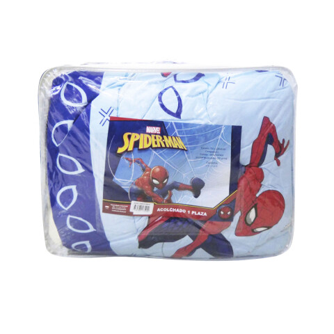 Acolchado infantil 1 Plaza 100% Microfibra Spiderman